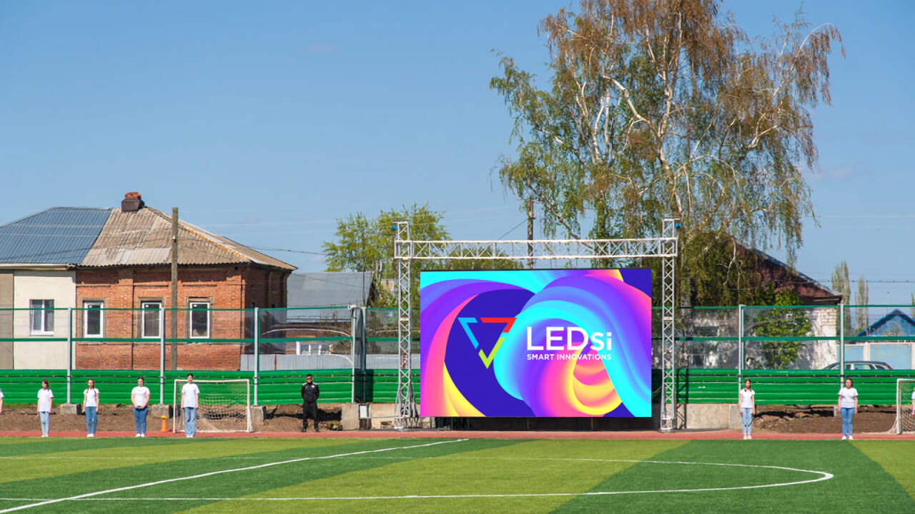 LED экран сборно-разборной конструкции для стадиона «Старт» в Саратовской области