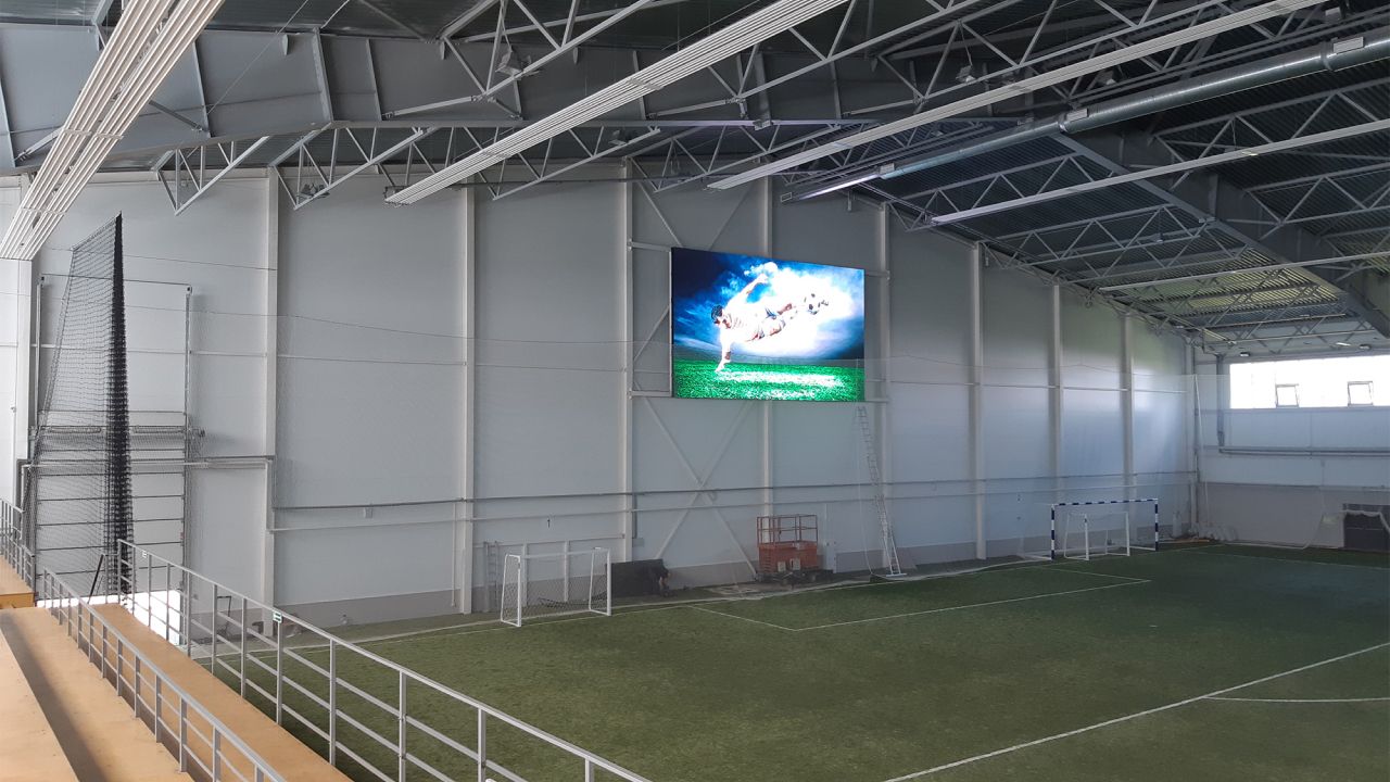 Светодиодный экран для манежа спортивного клуба «Темп»