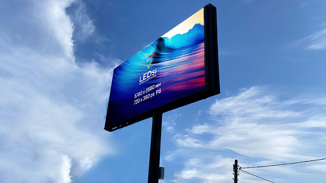 Уличный LED экран-билборд