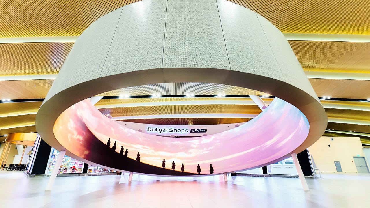 LED экран для международного аэропорта Платов