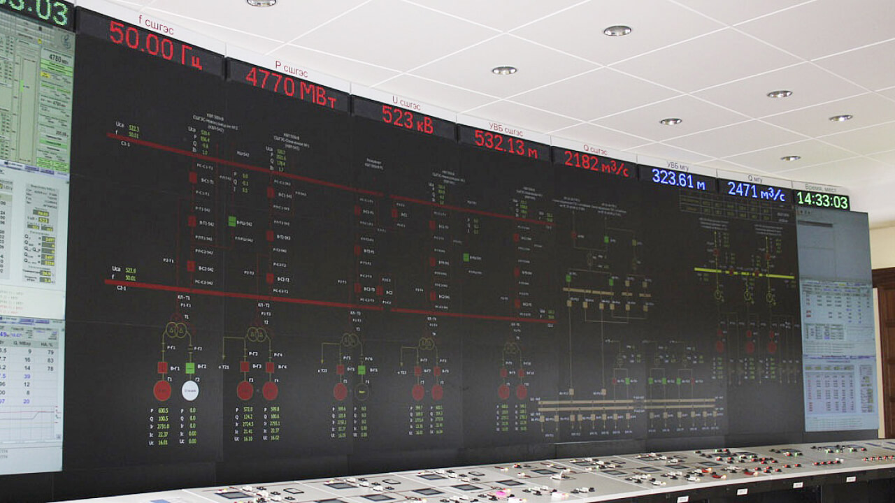 Светодиодное информационное табло для Саяно-Шушенской ГЭС