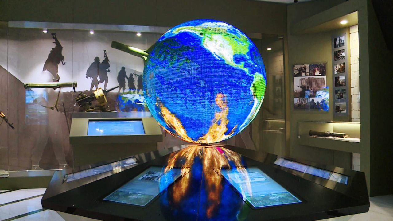 Светодиодный шар для музейно-мемориального комплекса «Победа»