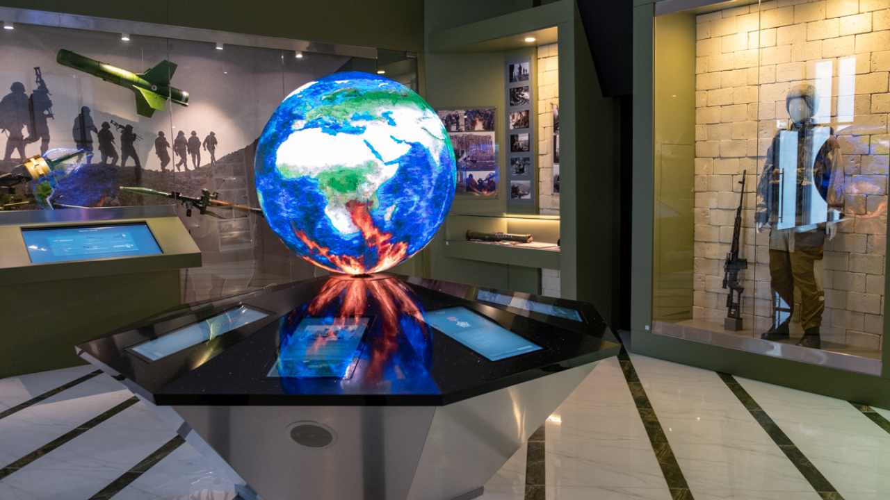 Светодиодный шар для музейно-мемориального комплекса «Победа»